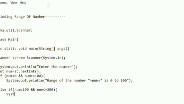 JAVA Basics for begginers || Logic to find range of a number || begginers tutorila ||