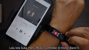 Honor Band 5 Music Playback Control [VS]