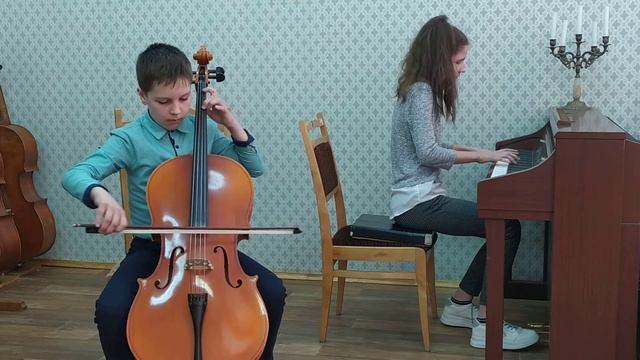 К. Сен-Санс "Аллегро аппассионато". Исп. образцовый камерный ансамбль " Дебют". смотреть онлайн