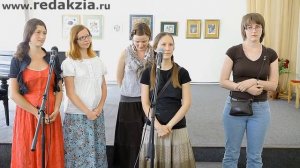Открытие выставки Евгении Лоцмановой