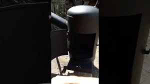 Коптильня горячего копчения из газового баллона