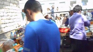 ЖД-мост, базарчик и башня летом на станции Шалкар (Шалқар)