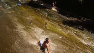 World's Most Epic Natural Waterslide in 4K!   DEVINSUPERTRAMP