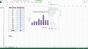 133 (WN15) Project 2 Tutorial - Task 3, #4 - Excel 2013