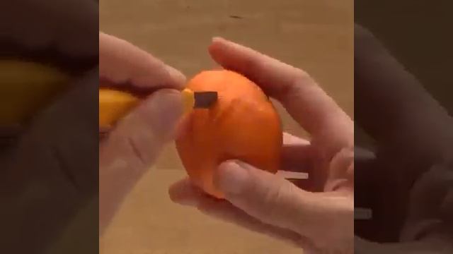 как сделать из мандаринов животных!!!