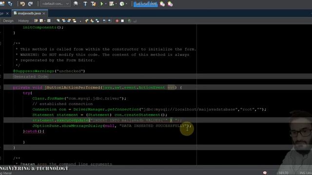 Java Advance | Mysql Databases | Lecture 2 | Insert Query Coding | CSE | Pashto Language