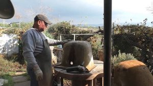 Печь помпеи из ванны часть 1/ Stove