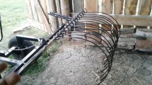 Нашелся вариант как собрать грабли к мотоблоку