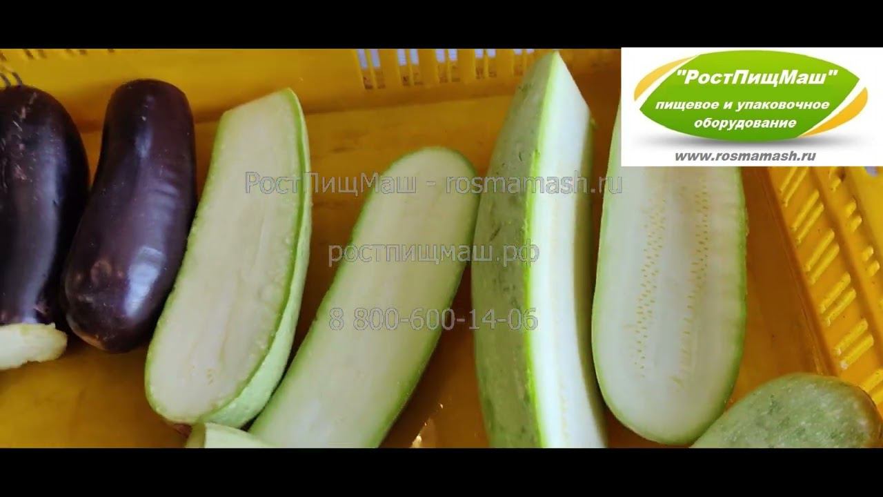 Видеообзор машины нарезки овощей QC-660 от РостПищМаш. Примеры нарезки овощей. смотреть онлайн