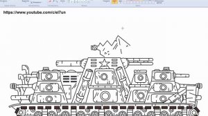 Как Нарисовать Танк КВ-45  из Мультики Про Танки