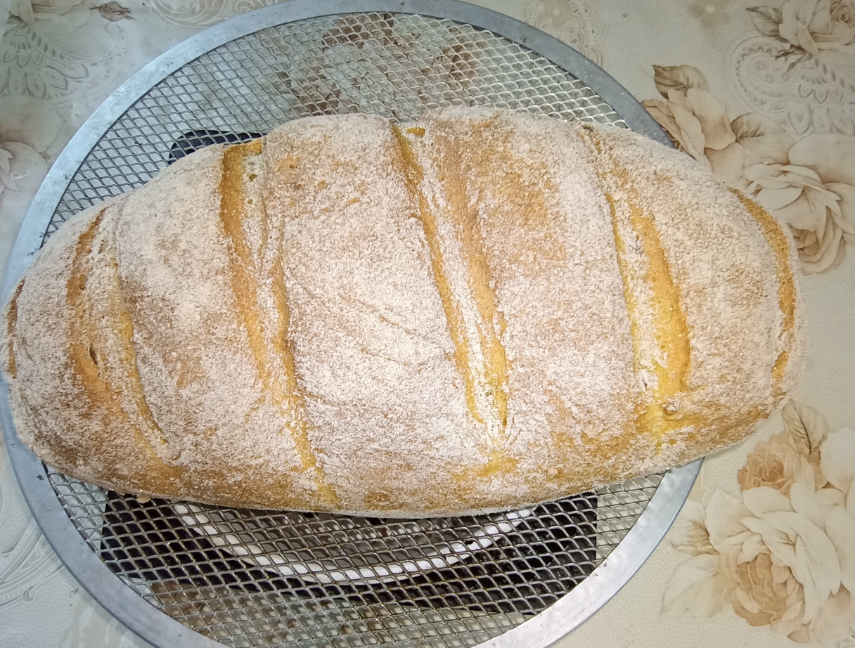 Хлеб с добавлением ржаной и кукурузной муки