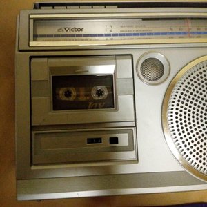 Victor RC-252 Stereo Boombox Radio Cassette tape-ЯПОНИЯ