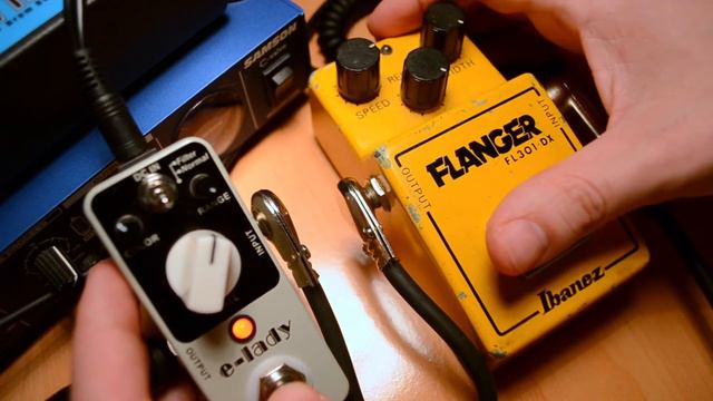 Ibanez FL-301 DX Flanger VS Mooer E-Lady | DUESENBERG Double Cat Guitar 🎸 смотреть онлайн