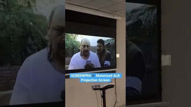 SCREENPRO®️ Motorized ALR Projection Screen For Laser Projector