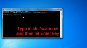 How to Run Sfc /scannow command in Windows 7
