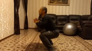 Fit отжимания + присед с подшагом