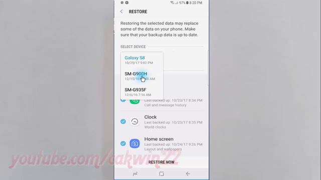 SmartPhone : How to Restore All Phone Data From Samsung Cloud in Samsung Galaxy S8 or S8+ смотреть онлайн