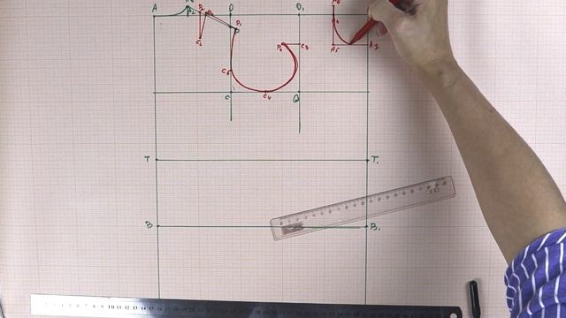 Построение базовой выкройки для плечевых изделий