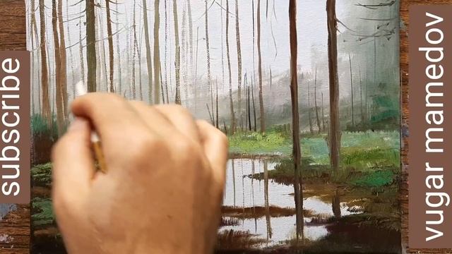 В лесу - In the forest .Vugar Mamedov
