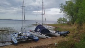 Весьегонск-Конаково Поход на парусном катамаране