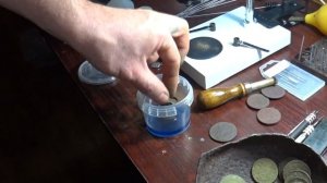 Патинирование монет серной мазью. Бронзы и серебра аммиаком