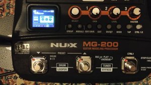 NUX MG-200 Guitar Modeling Processor Review