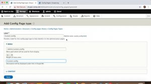 Installing and setting up the Config Pages module in Drupal 8