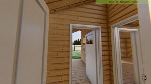 Проект индивидуального жилого дома D023 - 8000х6000 (Project of an individual residential building)