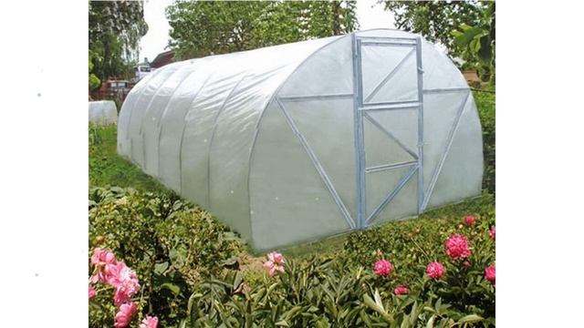 Теплица Дачная - 2Д (Воля), 3х5,4м, h2м - с пленкой 6х9м обзор твп151 производитель Воля (Россия) смотреть онлайн