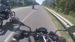 Путь в 255км на Kawasaki z250sl