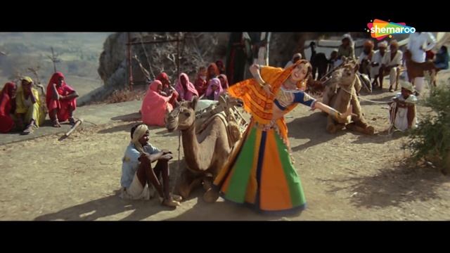 घूँघट की आड़ से दिलबर का - Juhi Chawla - Aamir Khan - Hum Hain Rahi Pyar Ke - Romantic Hindi Song смотреть онлайн