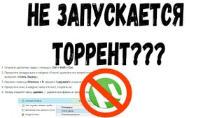TORRENT НЕ ЗАПУСКАЕТСЯ НА WINDOWS 10 Решение