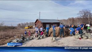 Большая вода идет в с. Абатское Тюменской области