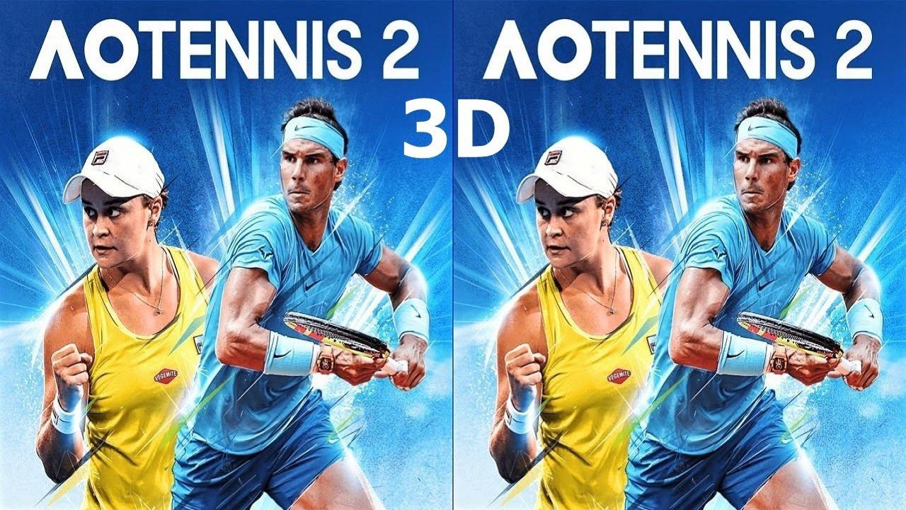 AO Tennis 2 3D video SBS VR box google cardboard смотреть онлайн