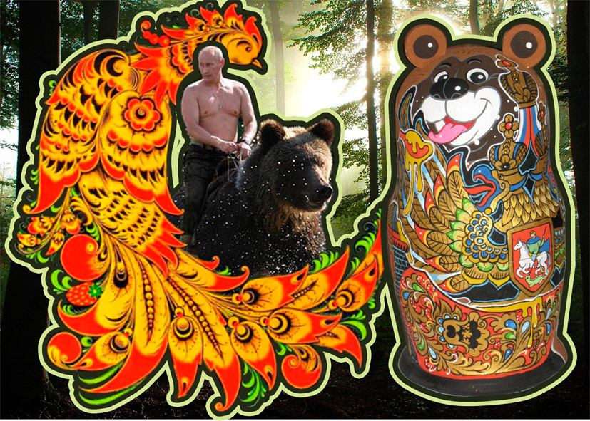 Символы россии медведь матрешка. Матрешка медведь. Японский медведь России.
