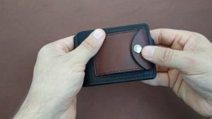 Зажим для денег с монетницей. Выкройка PDF. Money clip with a coin box. Pattern PDF.
