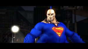Mortal Kombat XL - Superman Goro Costume Skin Mod Performs Intros On Alll Stages 4K Mods