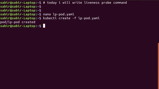 liveness Probe (exec) example in Kubernetes смотреть онлайн