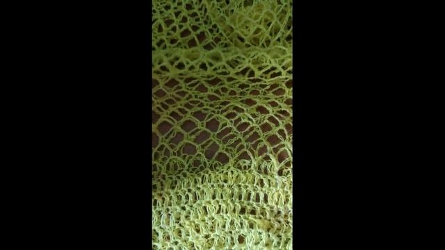 Авоська из тонкого джута крючком