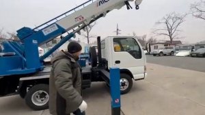 Бурильно-Крановая машина. Isuzu Elf