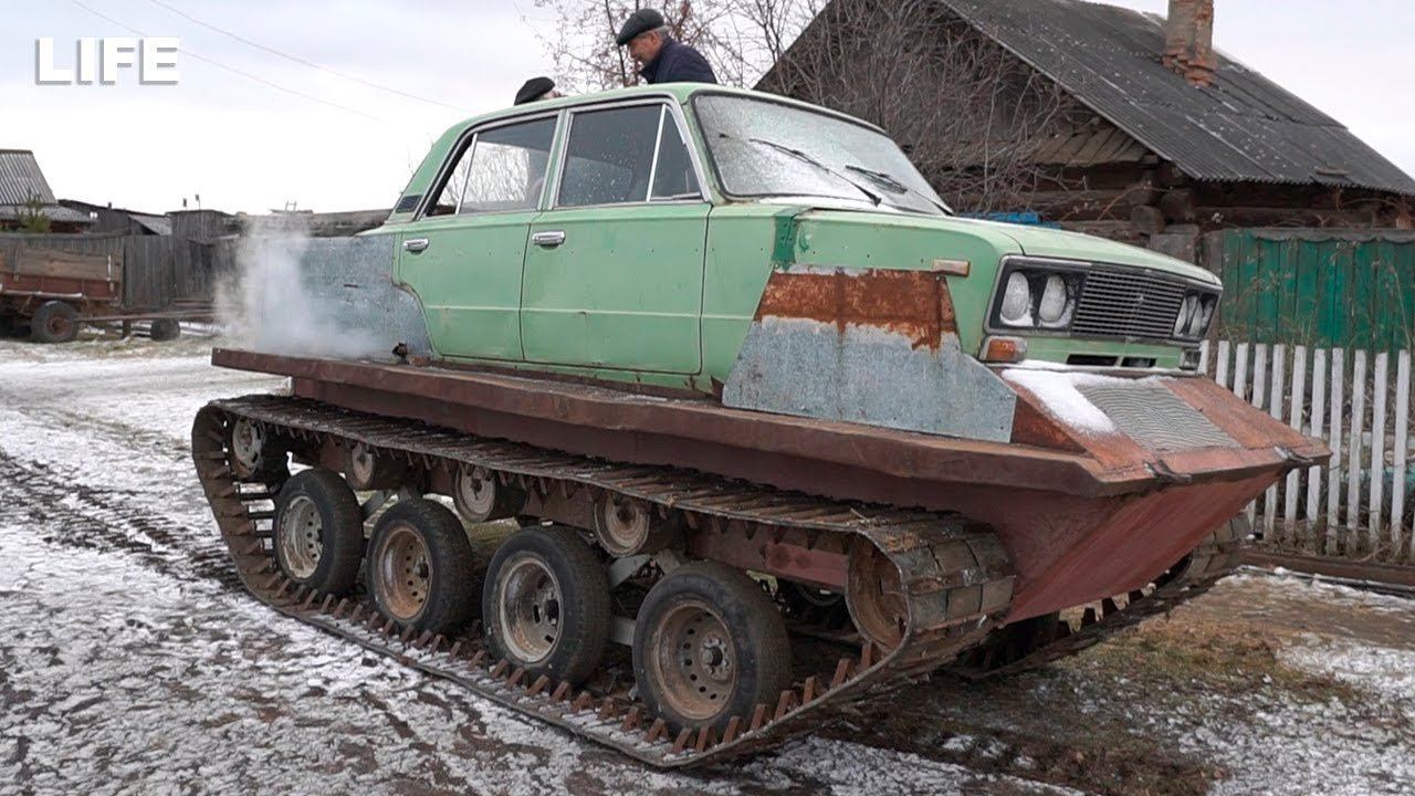 Собрал танк из Жигулей