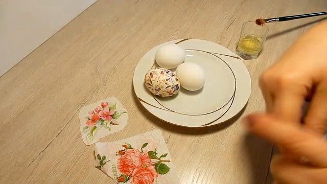Пасхальные Яйца декупаж салфетками красиво яйца на Пасху
