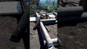 Русский Терем - косяки при сборки бани из оцилиндрованного бревна