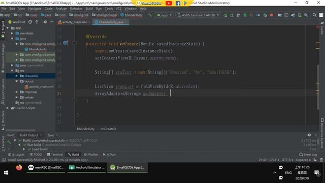 [Development][Android][JAVA] Add String[] to ListView смотреть онлайн