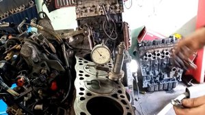 Замер выноса поршня на примере 1.9D DW8