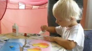 Занятия аппликацией с малышами 2-3 лет