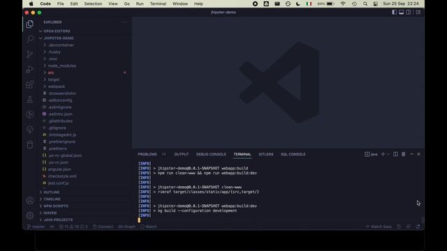 Run a Spring Boot backend with JHipster смотреть онлайн