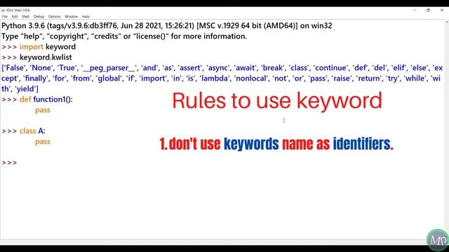 #4 Python keywords Telugu | keywords Python Telugu | Keyword Declaring | Python Basic Series Telugu