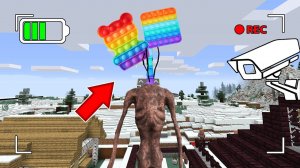 СЛЕЖУ ЗА ПОПЫТОГОЛОВЫМ В МАЙНКРАФТ ! SCP POP IT HEAD SIMPLE DIMPLE В MINECRAFT