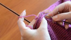 МАСТЕР КЛАСС.  Вязаный кардиган спицами. Knitted cardigan  +КАК СШИВАТЬ ДЕТАЛИ МЕЖДУ СОБОЮ
